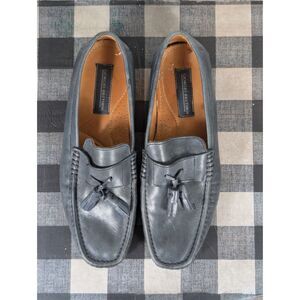 Giorgio Brutini Leather Tassel Loafers Blue/Gray Men's Size 11M